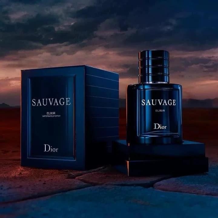 Christian Dior Sauvage Elixir for Men Elixir-Spicy Fresh and Woody Notes 3.4 Ounce 100 ml Luxury Perfumes