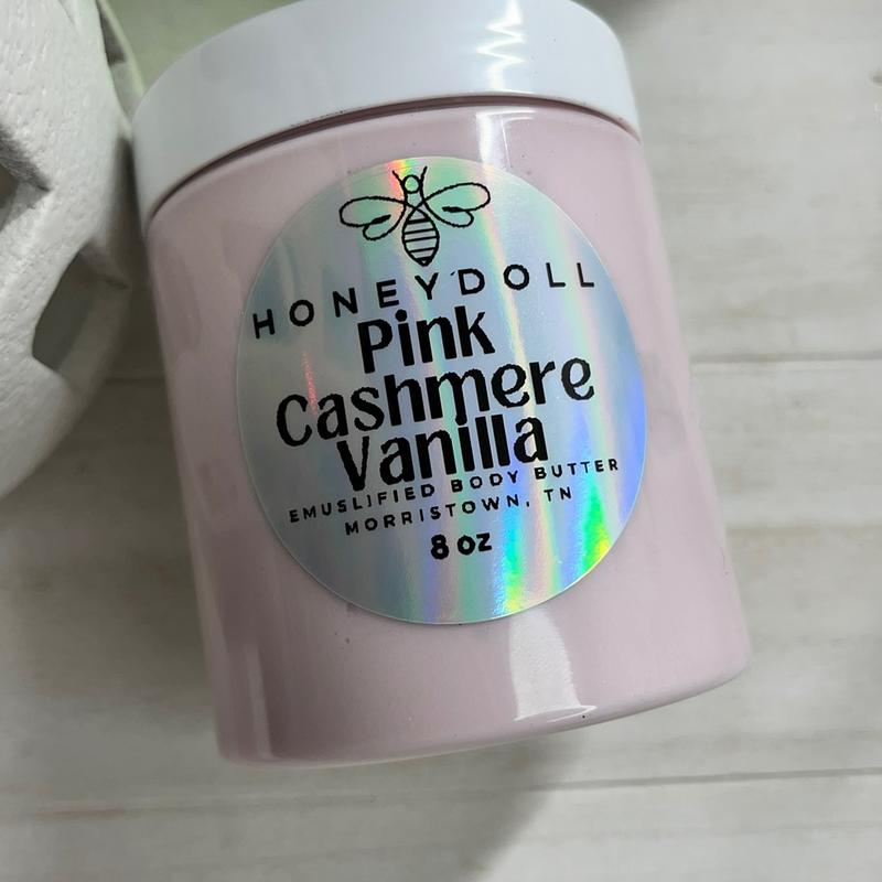 Nourishing Pink Cashmere Vanilla Emulsified Body Butter for Ultimate Hydration - Body Care