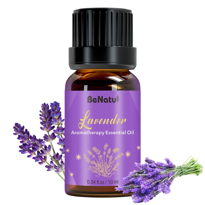 BeNatu 10ML Lavender essential oil, a versatile essential oil that provides moisture to hair and makes hair look thicker, contains plant extracts and is suitable for all hair types, both men and women