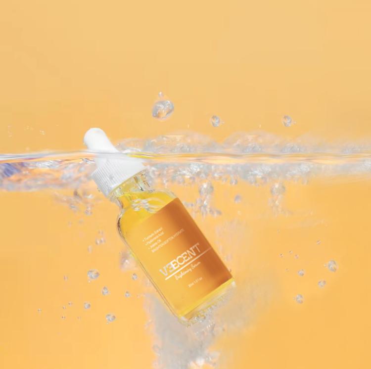 Veecent Brightening Turmeric Hyaluronic Acid Serum-Brighten + Hydrates Hydrating Moisture