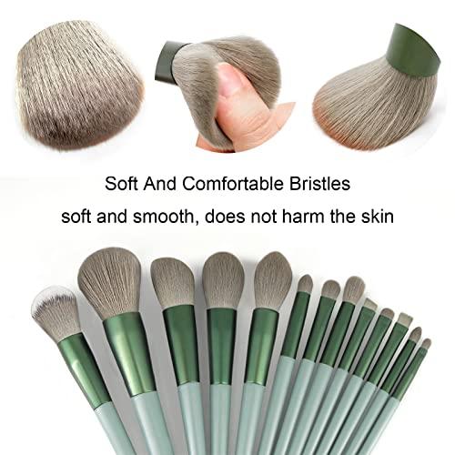 Koccido Makeup Brushes 22 Pcs Makeup Kit,Foundation Brush Eyeshadow Brush Make up Brushes Set (Green, 22 Piece Set)