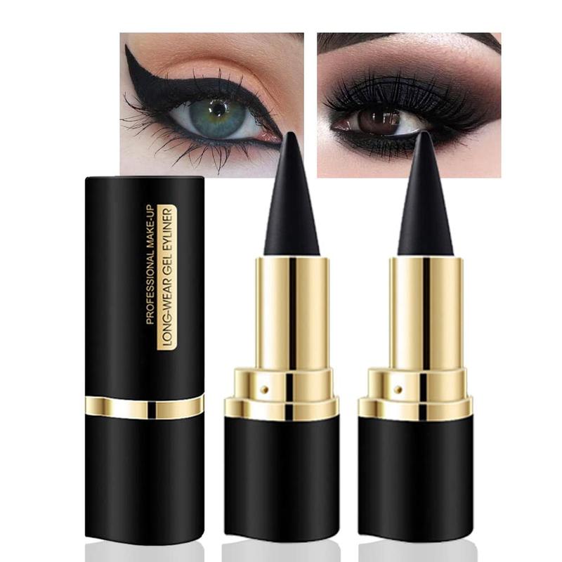 Colorful Gel Eyeliner Set,Quick-Dry Cream Eyeliner Waterproof and Smudge Proof Eye-liner Pencil Long-Lasting Matte Black Eyeliner Stick for Women Girls