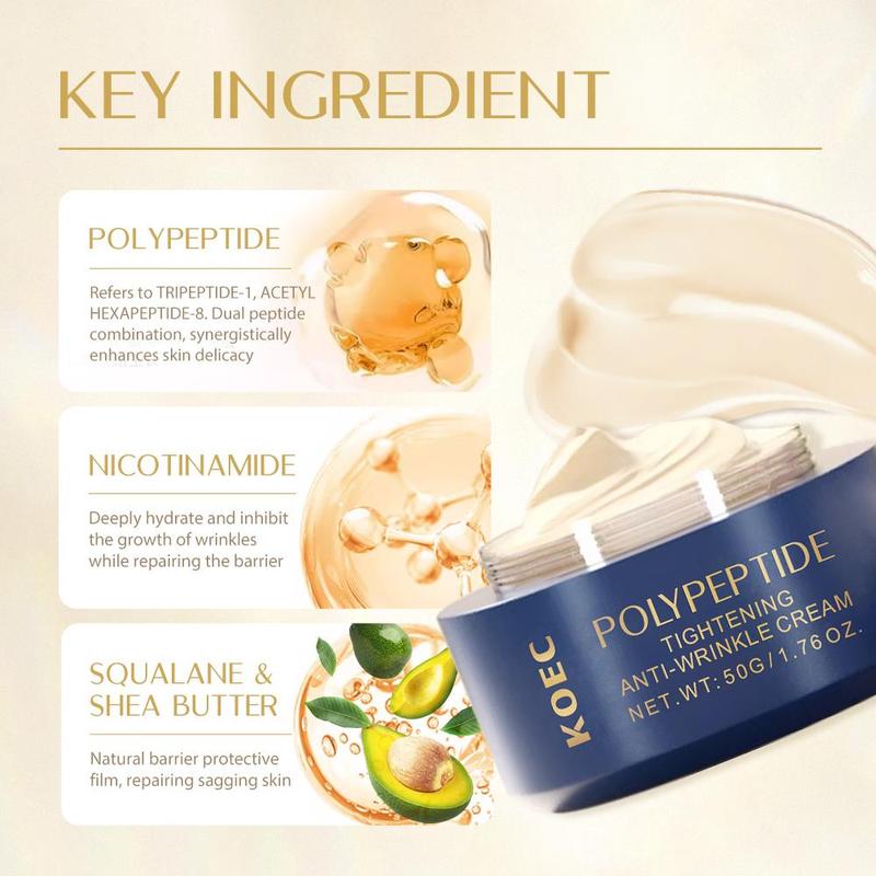 Polypeptide Tightening Cream, Moisturizing Face Cream, Hydrating and Tighten and Lift Face Cream, Christmas Gift