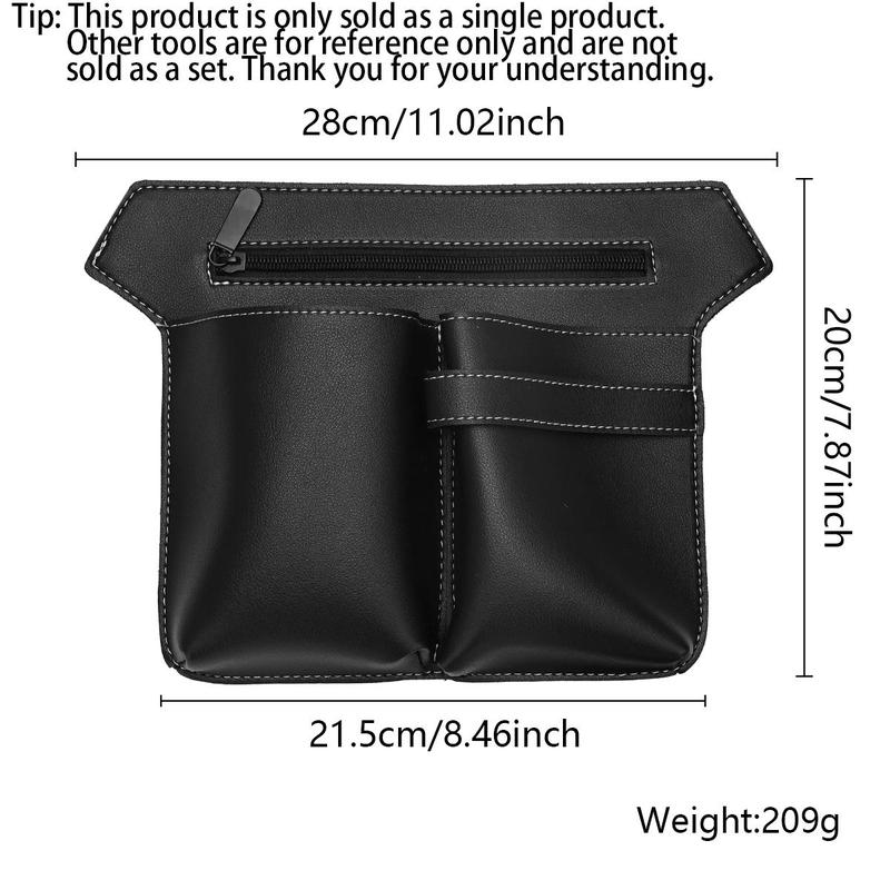 Hair Cutting Salon Tool Bag, Portable Adjustable Hair Cutting Tool Storage Waist Bag, Professional Hair Styling Tool Bags for Barber