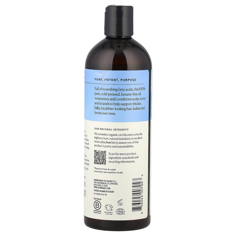 Sky Organics Organic Castor Oil, Conditioning Oil, 16 fl oz (473 ml)