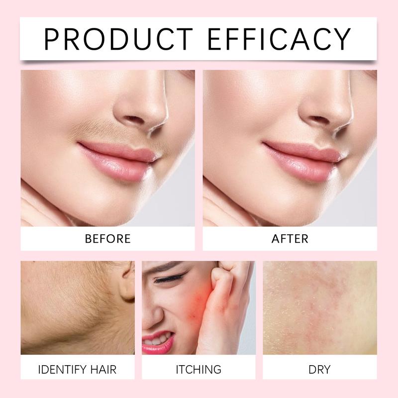 Hair ldentifier Spray for Face Shaving Skin Body Hair ldentifying Spray for Dermaplaning Tool for Face, Christmas Gift Body Care Hair Removal Wax Comfort Cosmetic Cream Body Care Hair Removal