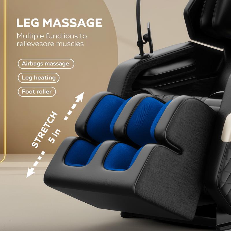 [blackfriday sale]2024 Massage Chair Recliner with Zero Gravity with Full Body Air Pressure