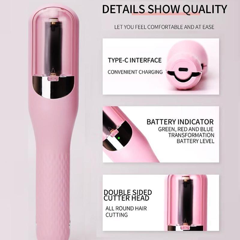 Repair 2 in 1 Hair Trimmer USB for Frizzy, Dry, Damaged, Colored, Broken, Curly, Straight or Bleached Split Ends, Men and Women Personal Care Products Comfort