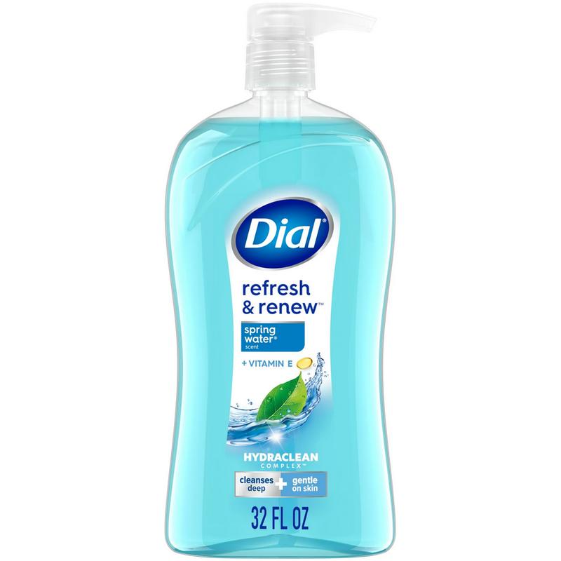 Dial Body Wash, Refresh & Renew Spring Water, 32 fl oz (PREESHIP)