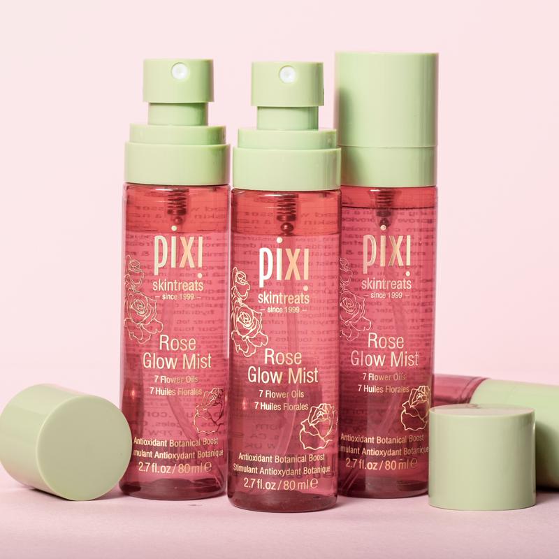 Pixi Rose Glow Mist - 7 Flower Oils Moisturizing & Soothing Facial Mist