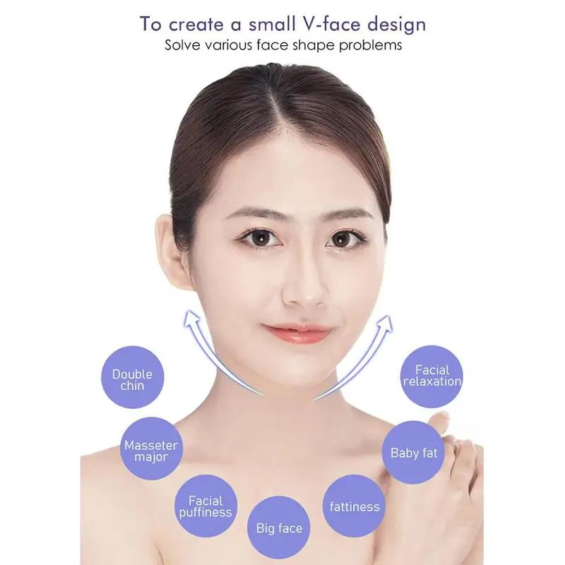 Reusable Facial Slimming Bandage V Face Lifting Firming Mask Shaper Anti-wrinkle Sleep Mask Facial Massage Belt Beauty Tool