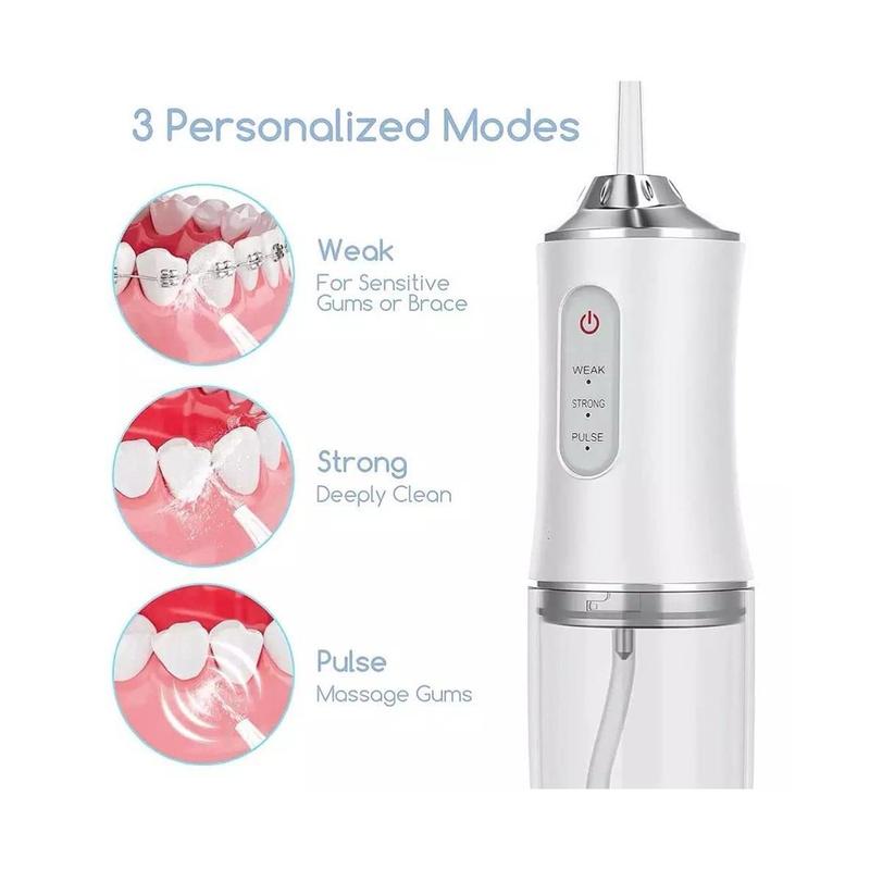 Oral Flosser Portable Plaque Remover, Powerful Oral Rinsing Function, Waterproof Cleaning Tool  christmas 2024 ornament