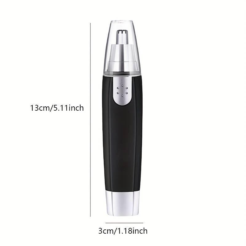 Multi-use Electric Facial Hair Clipper, R-shaped Cutter Head Hair Shaver for Nose Ear Beard, Portable Hair Trimmer without Batteries