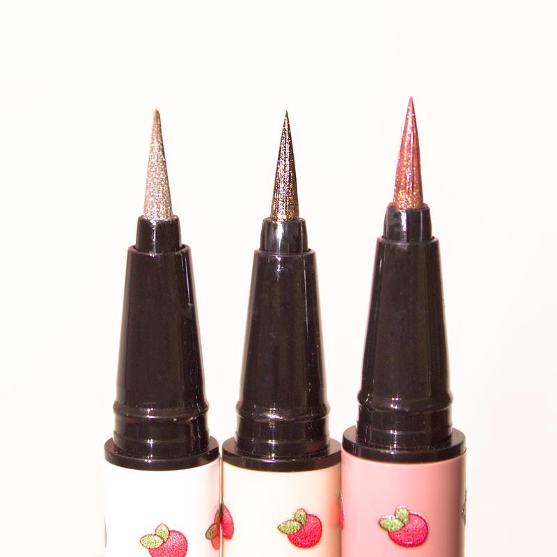 Glitter Eyeliner Strawberry Felt Tip Pen Makeup