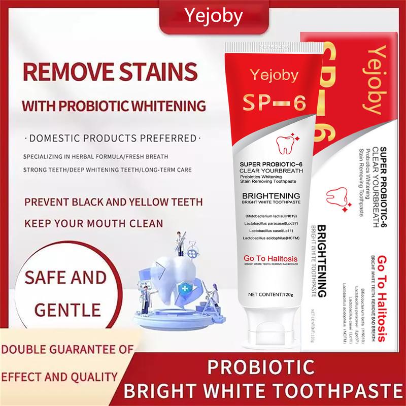 [90% People Choose] Sp-6 Ultra Whitening Toothpaste,Probiotics Bright White Toothpaste,Sp 6 Toothpaste,Ultra Whitening Toothpaste Sp-6,Sp-6 Probiotics Whitening Toothpaste,Fresh Breath