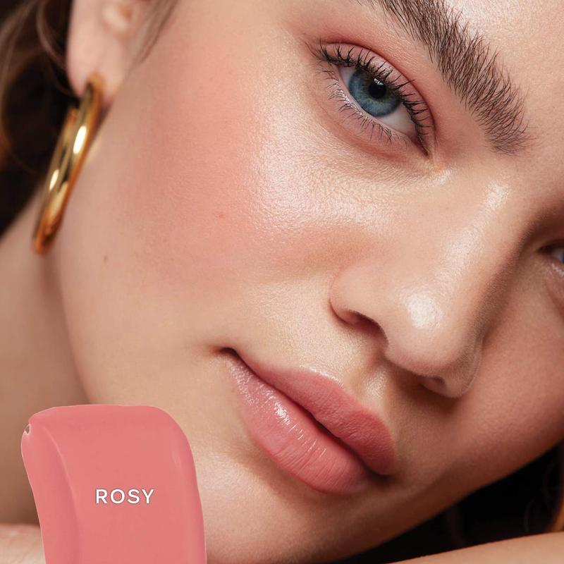 Dew Blush - Blendable Liquid Blush for Flawless Makeup - Cosmetic Applicator Dewy