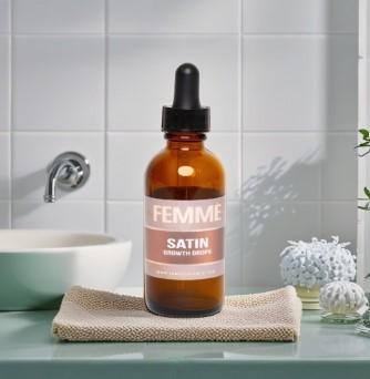 Femme Satin Growth Drops: Nourishing Haircare Oil for Comfort and Growth