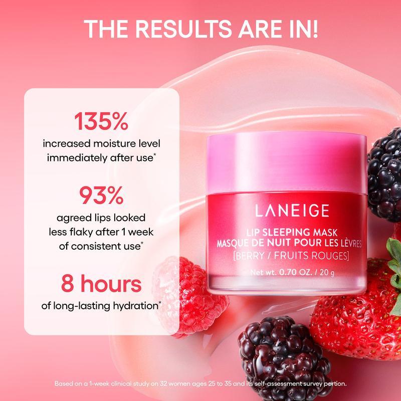 Laneige Midnight Minis-Lip Sleeping Mask with Vitamin C for Nourishment and Hydration - Skincare, Comfort