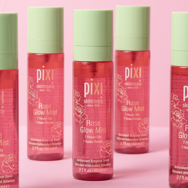 Pixi Rose Glow Mist - 7 Flower Oils Moisturizing & Soothing Facial Mist