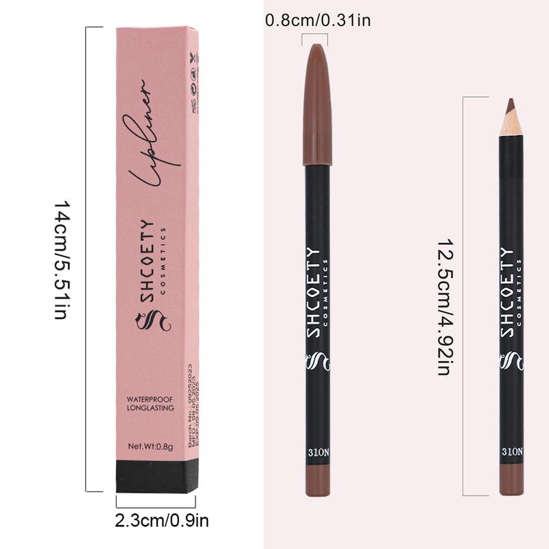 Long Lasting Lip Liner, Waterproof Lip Liner, Easy Coloring Lip Liner Pen, Moisturizing Matt Finish Lip Liner, Lighter Lipstick, Lip Stain, Christmas Gift