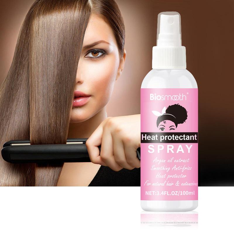 100ml Hair Heat Protector Spray, Professional Grade Thermal Protector Leave-in Conditioner, Anti-frizz Shine Spray For All Hair Types, Hair Products