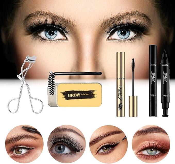 13 Pcs All in One Makeup Kit For Teens Full Kit, Professional Makeup Gift Set for Women Include 12 Colors Eyeshadow,Foundation,Lipsticks,Eyeliner,Mascara,Makeup Brush (A2-02)