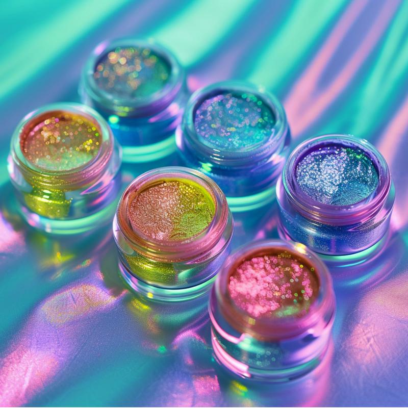 Mystical Mirage Duo Chromes - Loose Eyeshadow Multi Chrome Makeup Pigment Powder color shifting holographic holiday eye makeup product Gel Cosmetic