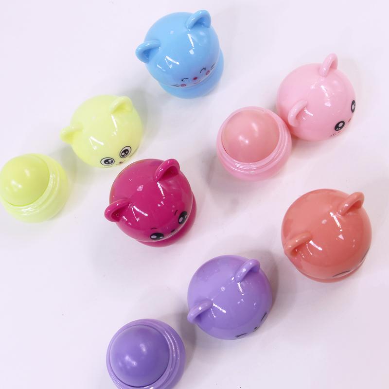 12 pieces a box, winter new cat design lip balm, moisturizing lip balm, moisturizing moisturizing products, suitable for various occasions lip makeup