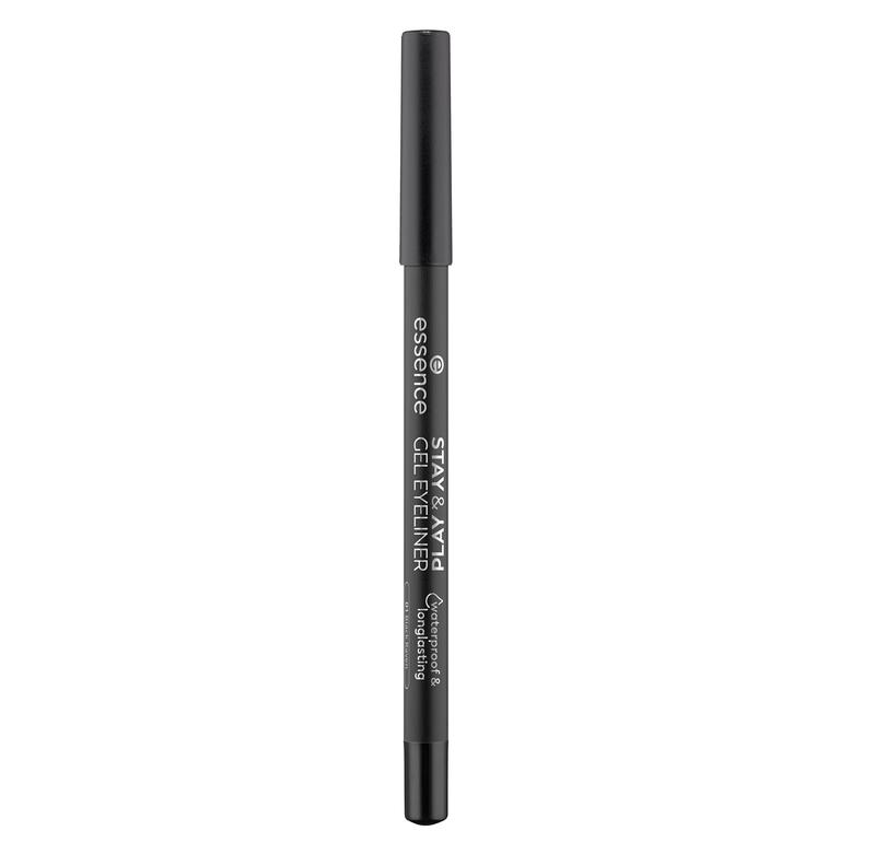 essence | Stay & Play Gel Eyeliner | Super Soft Gel-like Texture | Waterproof & Longlasting | Vegan & Cruelty Free (Black Raven)