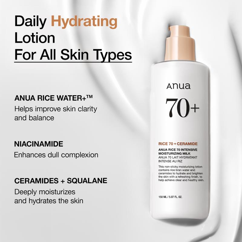 [Anua Official Shop] Deep Hydration Skincare Routine for uneven skin tone｜Facial cleanser, Rice extract toner, Niacinamide serum, Korean skincare