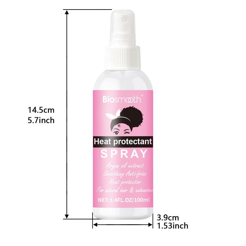 100ml Hair Heat Protector Spray, Professional Grade Thermal Protector Leave-in Conditioner, Anti-frizz Shine Spray For All Hair Types, Hair Products