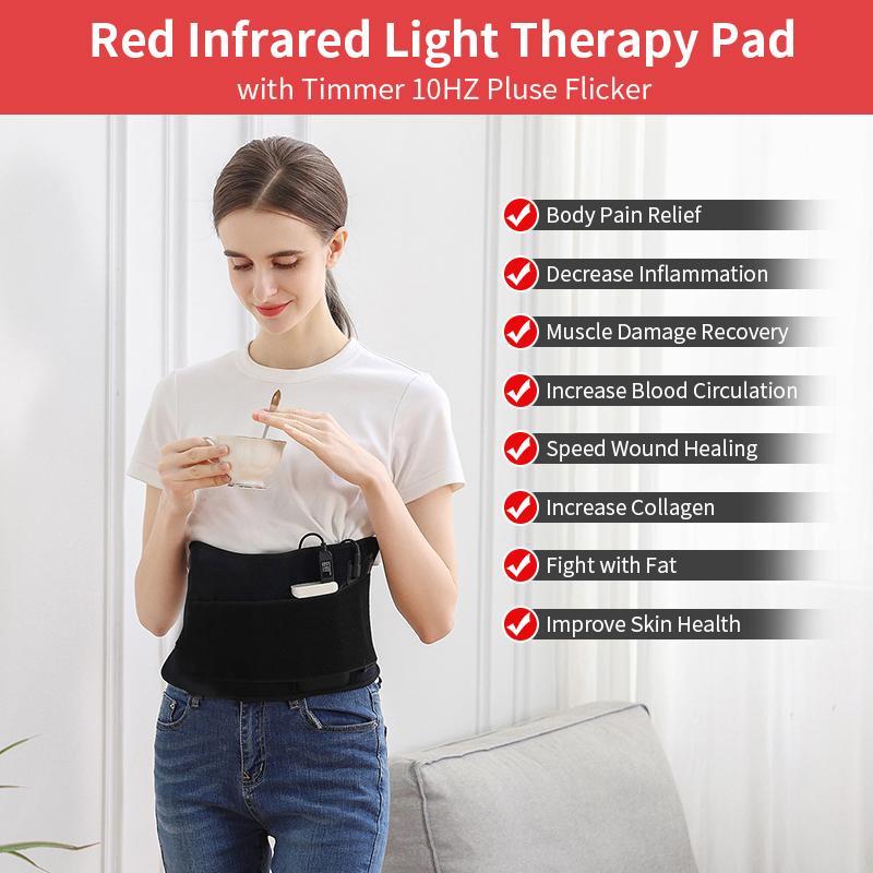 Beauty Wrap Belt, Portable Handheld Back & Shoulder Relaxing Belt for Home, Muscle Relaxation Belt, Infrared Beauty Instrument