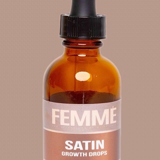 Femme Satin Growth Drops: Nourishing Haircare Oil for Comfort and Growth