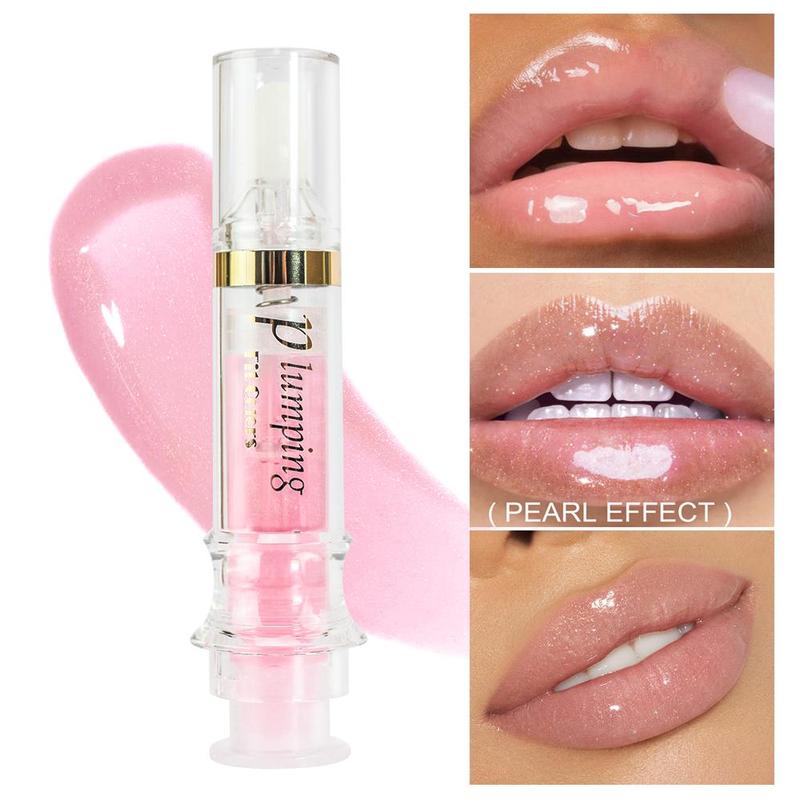 Long Lasting Lip Gloss, Moisturizing Lip Glaze, Glossy Lip Glaze Stick, Plumping Lip Oil Lip Stick for All Occasions Makeup, Girls and Women, Cosmetic Products, Lip Care Products