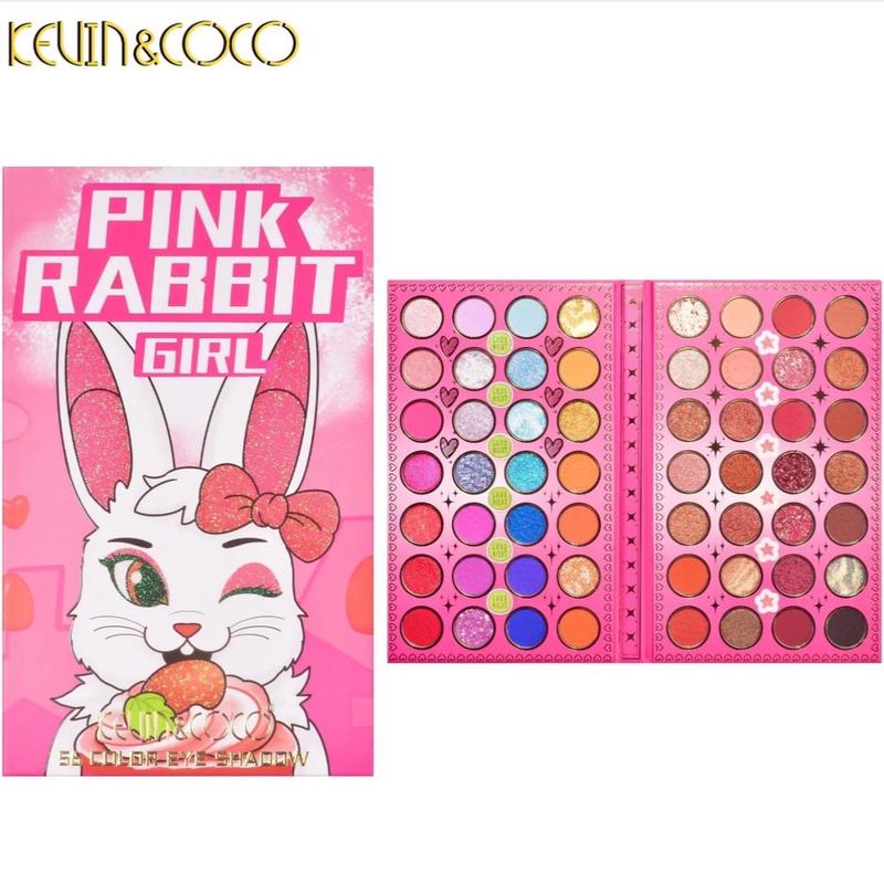 Kevin & Coco Pink Rabbit Eyeshadow Palette - Makeup Cosmetic Color eyeshadow makeup