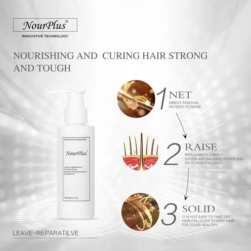 120ml Leave-in Hair Conditioner, 1 Count Hair Care Balm, Hair Care & Styling Product, Moisturizing Haircare Product for Women & Men