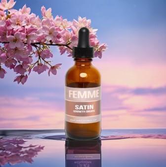 Femme Satin Growth Drops: Nourishing Haircare Oil for Comfort and Growth