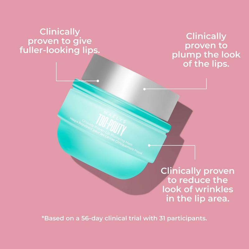 MAËLYS TOO-POUTY Clinically Proven Lip Plumping Mask -  for Plumper, Smoother-looking Lips