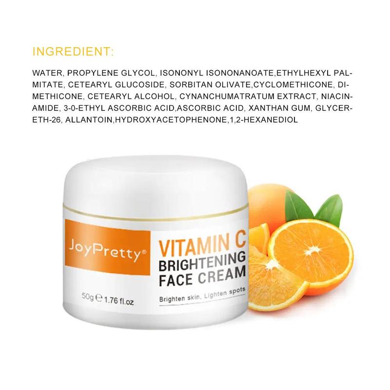 Vitamin C Gentle Brightening Face Cream, Moisturizing Face Skin Care Day Cream Night Cream, Comfort Face Lotion, Skincare Product