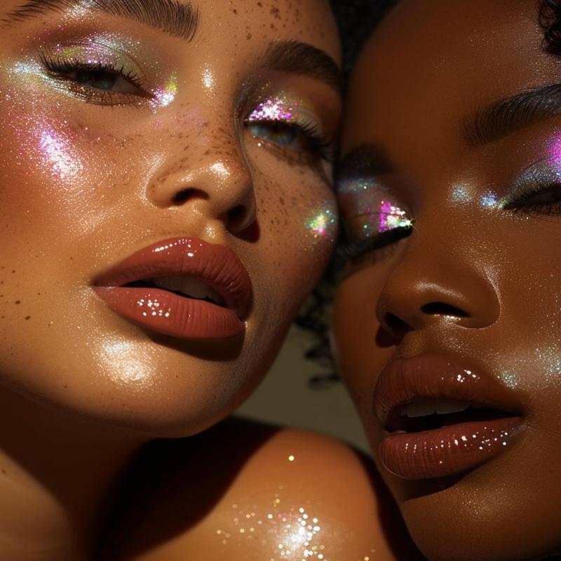 Mystical Mirage Duo Chromes - Loose Eyeshadow Multi Chrome Makeup Pigment Powder color shifting holographic holiday eye makeup product Gel Cosmetic