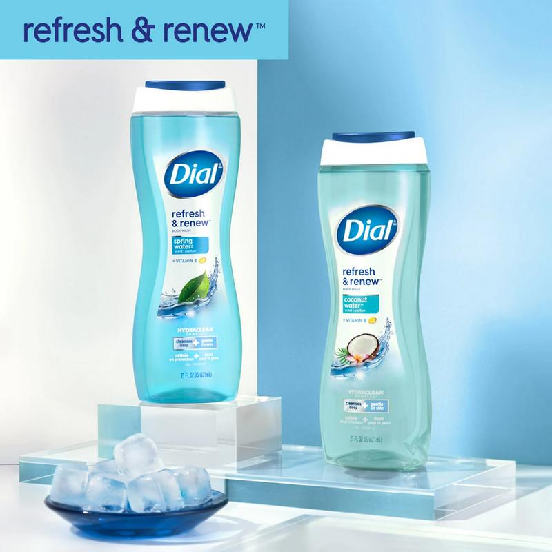 Dial Body Wash, Refresh & Renew Spring Water, 32 fl oz (PREESHIP)