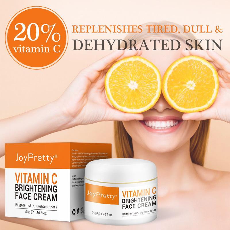 Vitamin C Gentle Brightening Face Cream, Moisturizing Face Skin Care Day Cream Night Cream, Comfort Face Lotion, Skincare Product