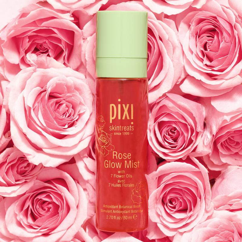 Pixi Rose Glow Mist - 7 Flower Oils Moisturizing & Soothing Facial Mist