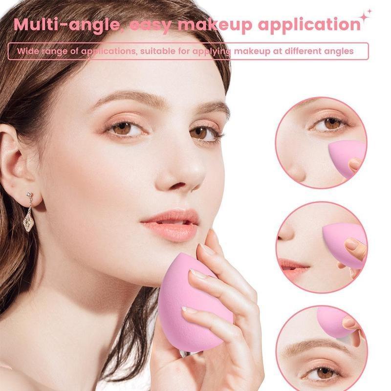 Makeup Tool Set, 61pcs set Makeup Brush & Sponge & Puff & Brush Cleaning Mat & Headband & Wristbands & Silicone Refills & Eyelash Curler & Cosmetic Bag