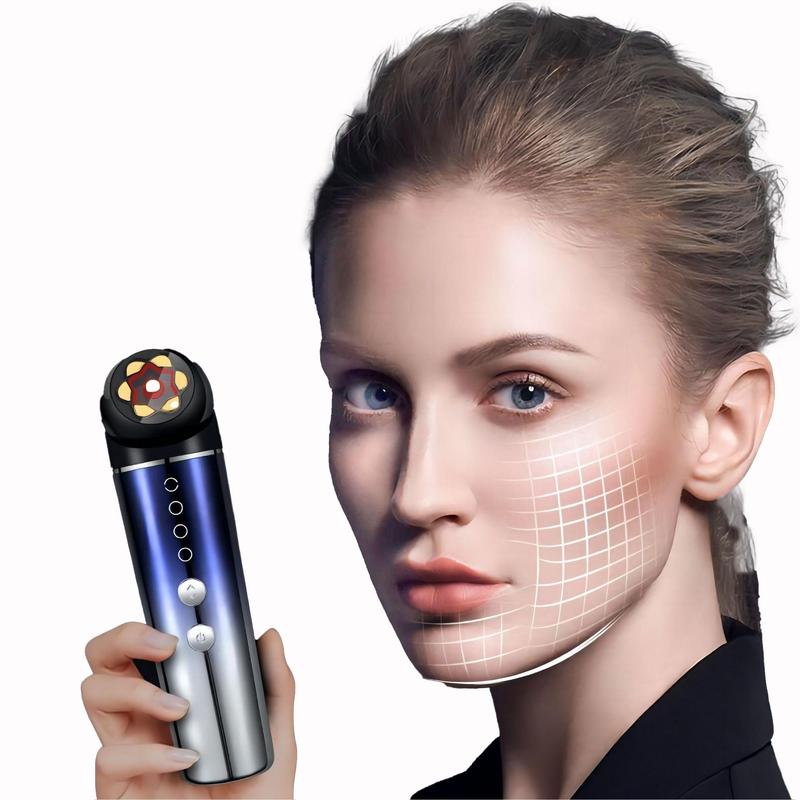 Rf Facial Beauty Instrument, USB Rechargeable Ultrasonic Beauty Instrument, Electric Facial Skin Rejuvenation Instrument, Rf Induction Instrument for Women and Men, A Wonderful Gift, Face Sculpting Tool, Facial Massager, Skincare Products