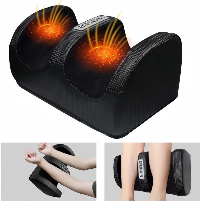 Shiatsu Foot Massager Machine with Heat, Foot and Calf Massager with Massage Roller, Deep Tissue Massager for Foot Massage and Calf Massage, Gifts for Mom & Dad