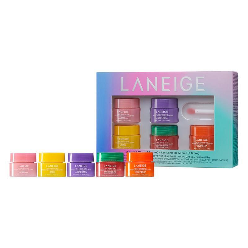 Laneige Midnight Minis-Lip Sleeping Mask with Vitamin C for Nourishment and Hydration - Skincare, Comfort