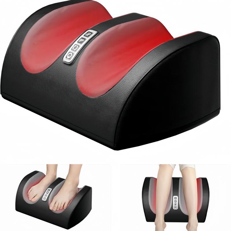 Shiatsu Foot Massager Machine with Heat, Foot and Calf Massager with Massage Roller, Deep Tissue Massager for Foot Massage and Calf Massage, Gifts for Mom & Dad