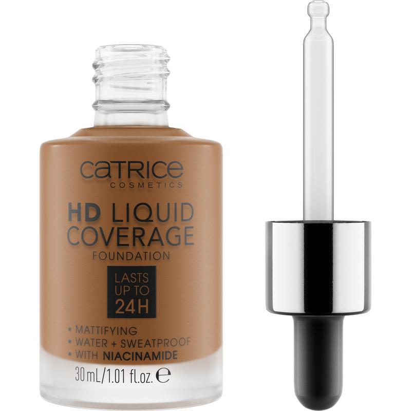 HD Liquid Coverage Foundation - Long Lasting, Matte Finish, waterproof