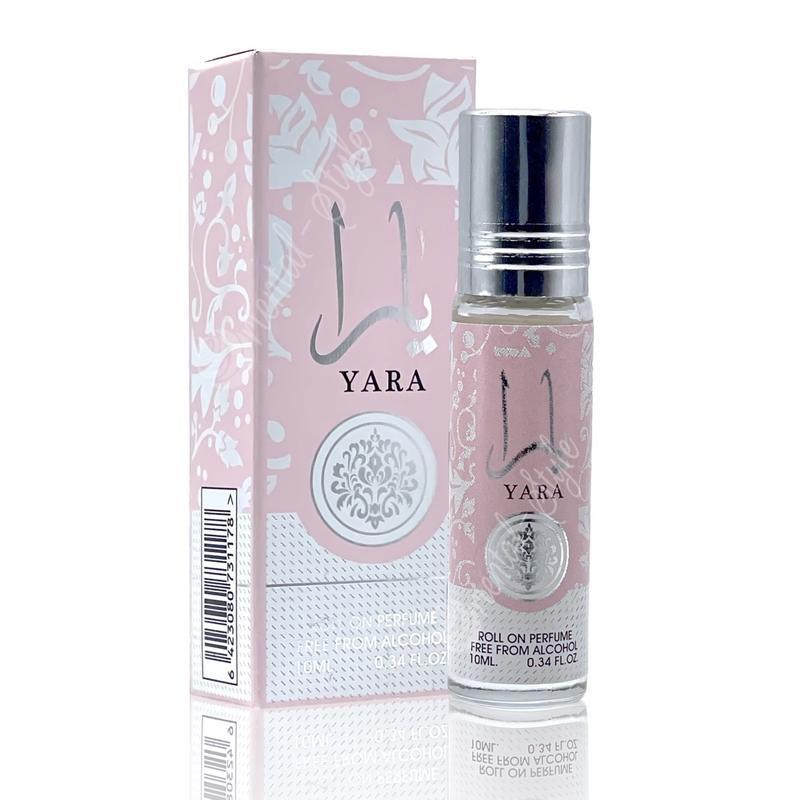 Yara 10ml (0.34 Fl.oz) Roll On Perfume Oil - Long Lasting Natural Perfume Oil For Women Scent Vanilla Scented Fragrance Aroma Cologne Cosmetic